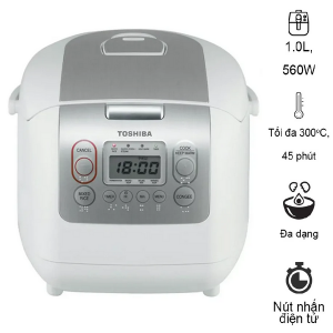 Nồi cơm điện tử Toshiba 1 lít RC-10NMFVN(WT)