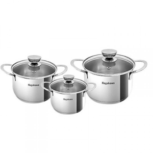 Bộ nồi inox Nagakawa NAG1353