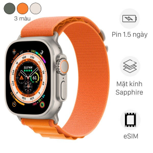 Đồng hồ thông minh Apple Watch Ultra GPS + Cellular 49mm viền Titanium dây Alpine size M 