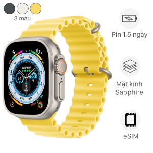 Đồng hồ thông minh Apple Watch Ultra GPS + Cellular 49mm viền Titanium dây Ocean