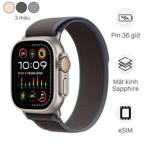 Đồng hồ thông minh Apple Watch Ultra 2 GPS + Cellular 49mm viền Titanium dây Trail size M/L