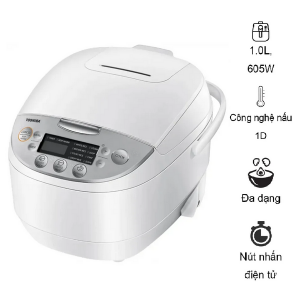 Nồi cơm điện tử Toshiba 1 lít RC-10DH2PV(W)
