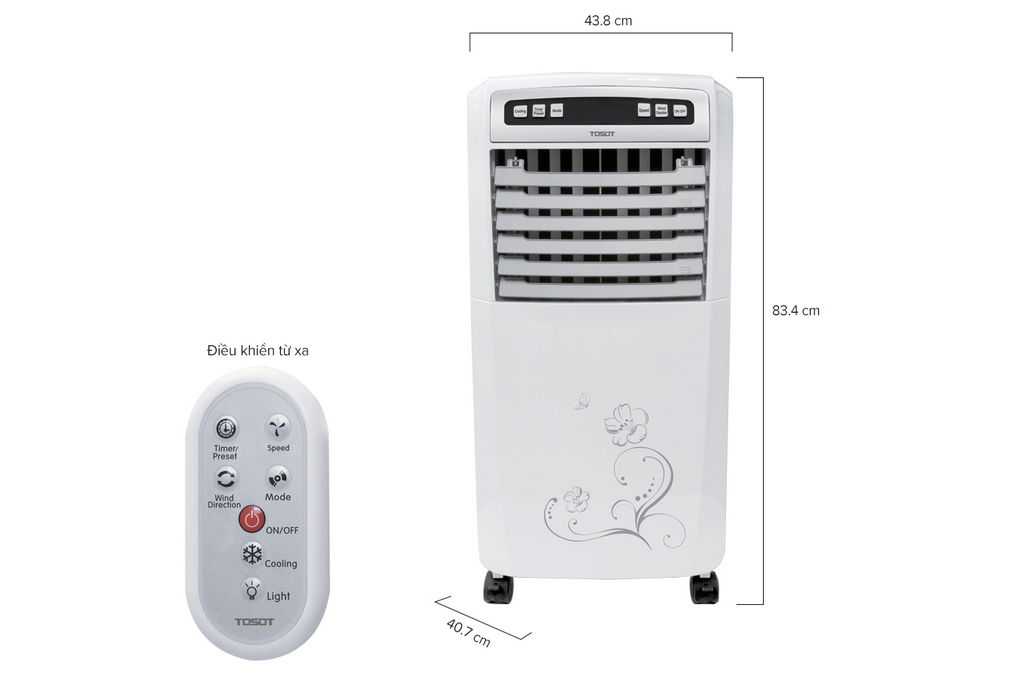 Máy Làm Mát Bằng Hơi Nước GREE TOSOT KSWK-0503D (Bao Gồm Remote)