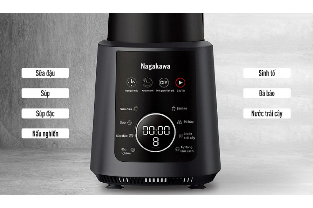Máy làm sữa hạt đa năng Nagakawa NAG0824
