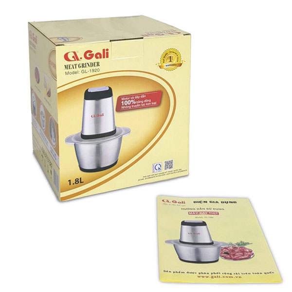 Máy xay thịt Gali 1920 (inox)
